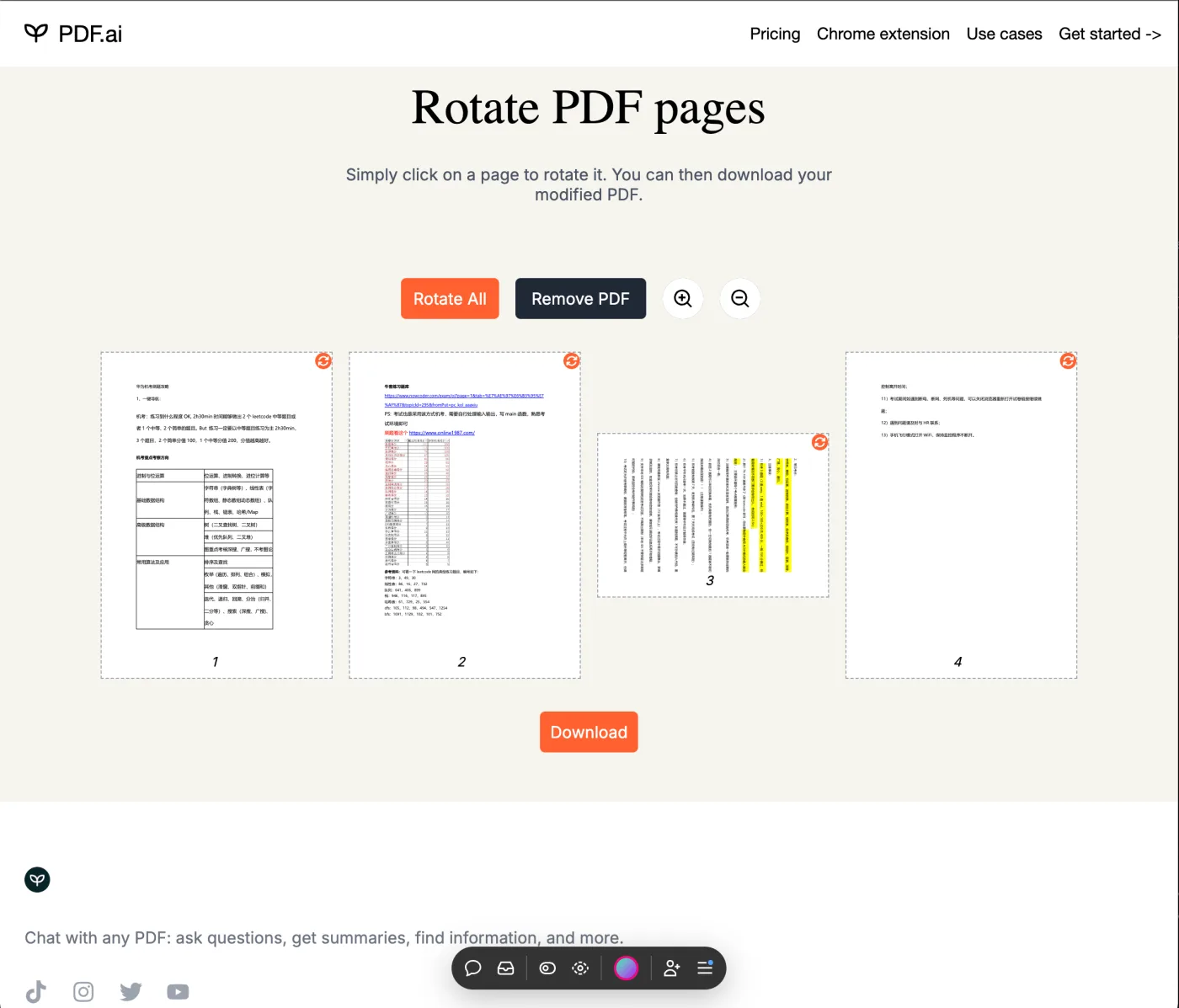 PDF Workflow Tool website screenshot